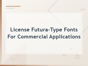 License Futura-Style Fonts for Commercial Use | Geometric Sans Serifs